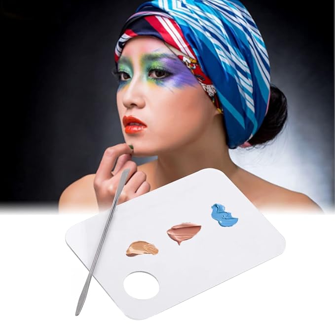 Acrylic Cosmetic Makeup Palette, 2 Pack Makeup Mixing