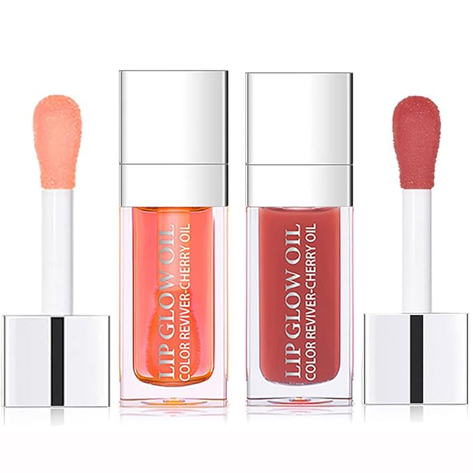 2 Set Lip Oil Hydrating Tinted