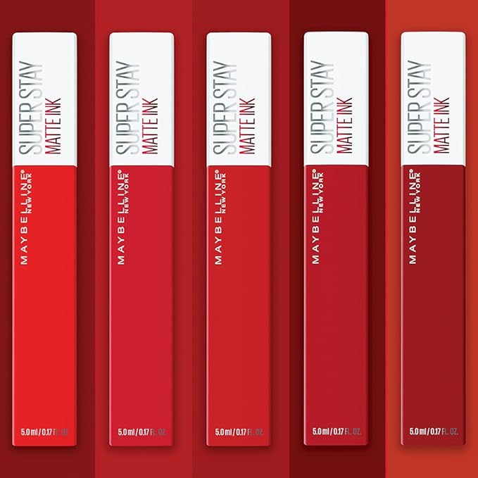Maybelline New York SuperStay Matte Ink Liquid Lipstick, Spiced Edition, Individualist, 0.17 Ounce