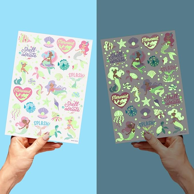 xo, Fetti Party Mermaid Glow in Dark + Crafts