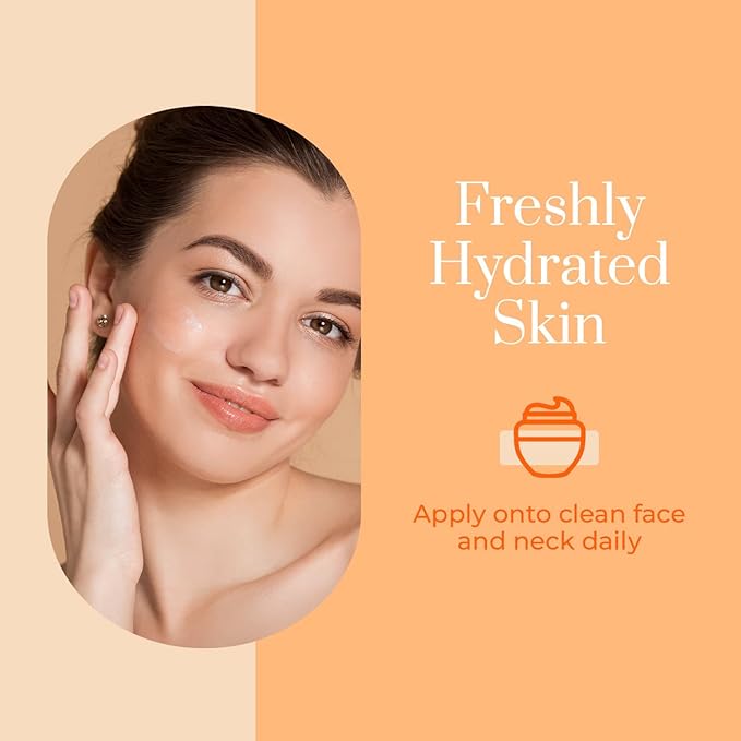 Vitamin C & Collagen Daily Face Moisturizer - Dermatologist Tested, Moisturizing & Firming, Anti-Aging, Cruelty-Free Korean Skincare, All Skin Types - 1.69 oz