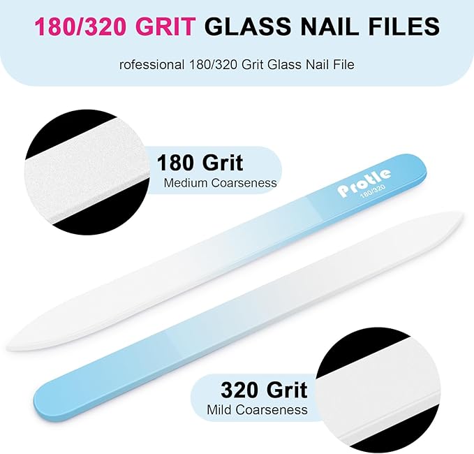 Glass Nail Files for Natural