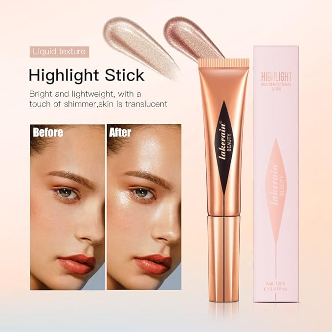 Liquid Contour Beauty Wand, Highlighter and Bronzer Stick Matte Finish