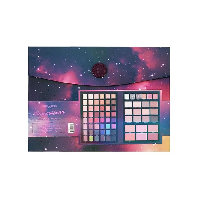 Profusion Cosmetics Euphoric Glam Glamourland 72 Piece Portfolio,