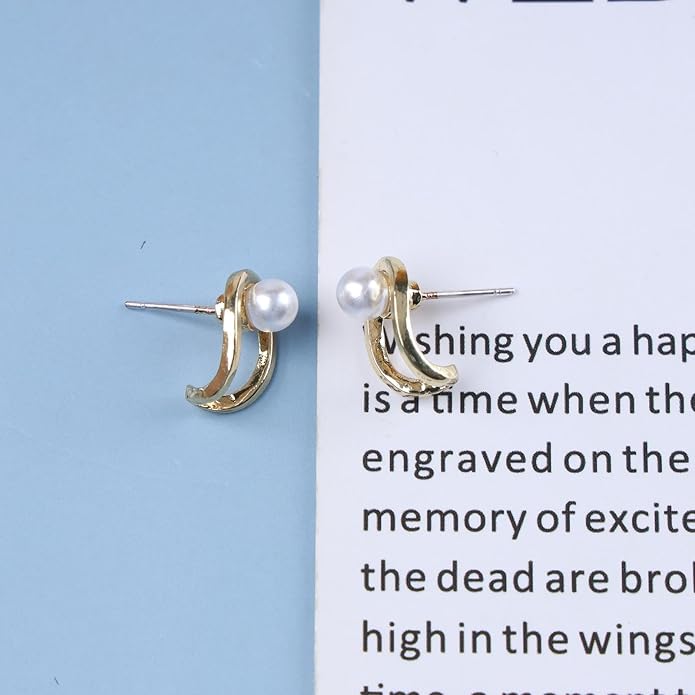 Vintage Pearl Claw Earrings Pearl Claw