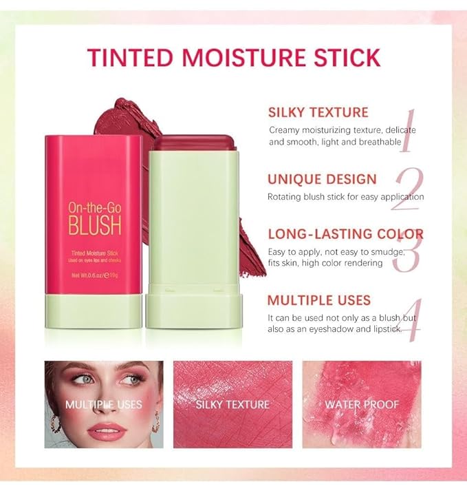 Blush Rare Beauty Liquid Blush Cream Blush Stick Lasting (red)