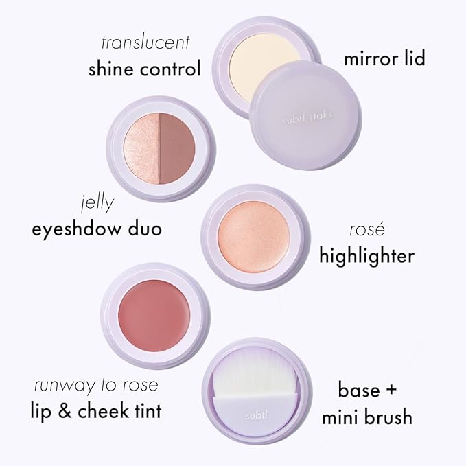 Subtl Beauty 4-in-1 travel makeup kit by subtl