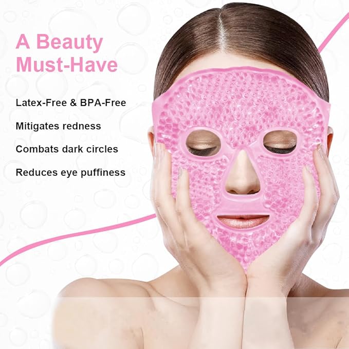 Cold face eye masks ice