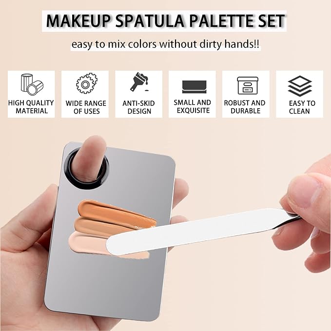Picasso Makeup Spatula,Foundation Spatula,Foundation Palette,Make Up Spatula Tool,Mixing