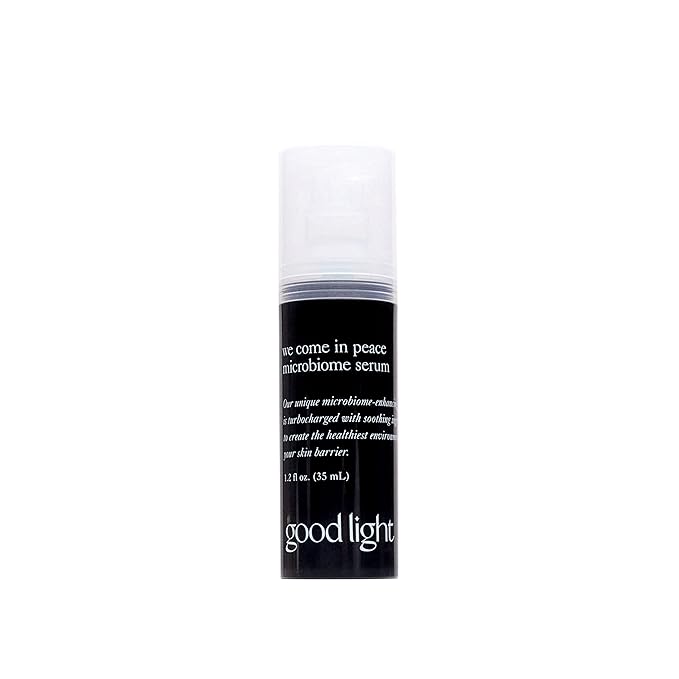 good light We Come in Peace Microbiome Serum, Face Serum That Helps Hydrate, Protect, Nourish and Promote Skin Cell Turnover, Made with Bakuchiol and Blue Tansy (1.2 fl oz)