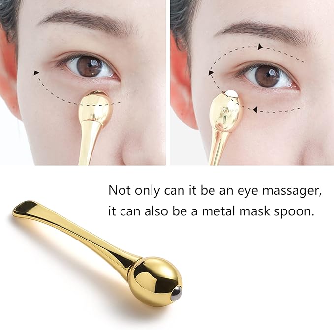 Eye Cream Applicator Anti Wrinkle & Eye Fatigue Relief Massage Stick for Reduce Puffiness and Dark Circles Removal