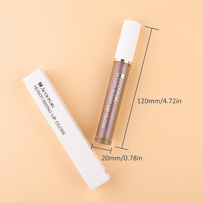 Moisturizing Lip Gloss, Non-Stick and Non-Drying Luminous Tinted Moisturizing
