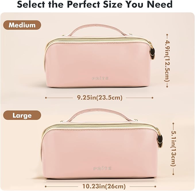 Prite travel cosmetic bag makeup