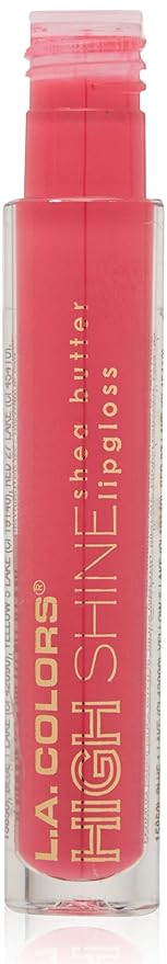 L.A. COLORS High Shine Shea Butter Lip Gloss, High