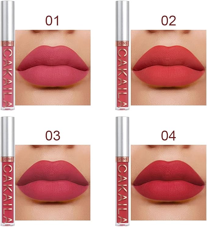KARNAR 6 Pcs Lipstick Matte Liquid Lipstick Lipgloss