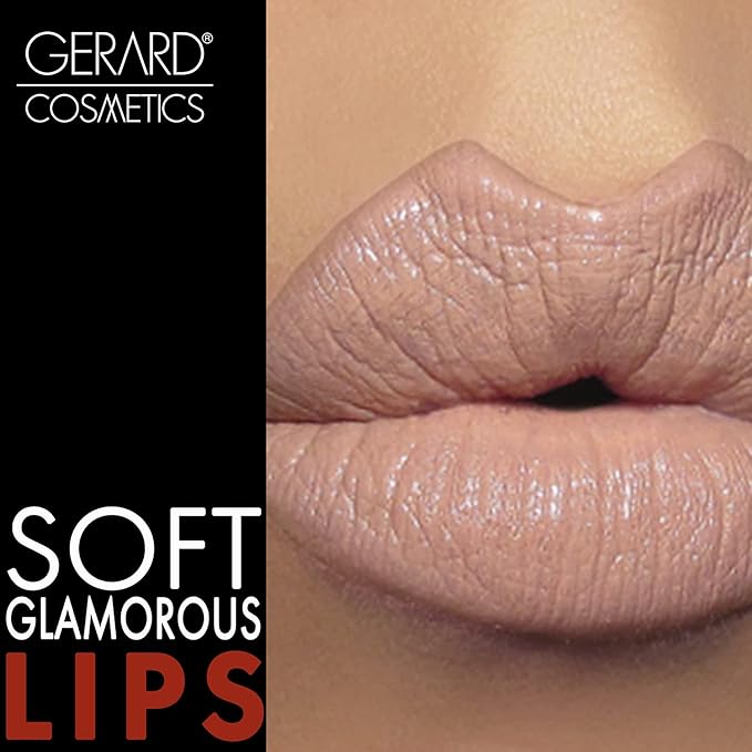 Gerard Cosmetics Lipstick Kimchi Doll | Nude Light Pink Lipstick with Luxe Satin Finish | Highly Pigmented, Smooth Formula with Hydrating Ingredients | Long Lasting | Cruelty Free & Made in USA
