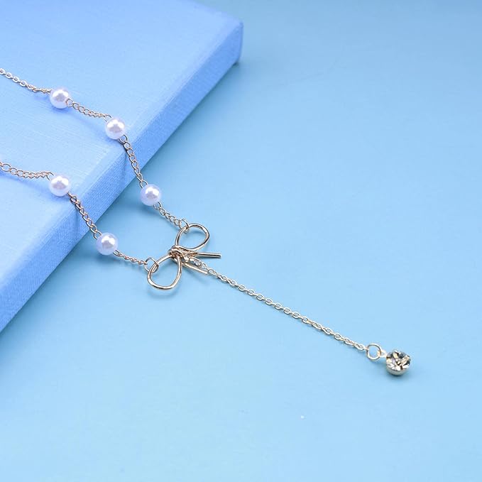 Bohemia Crystal Y Lariat Necklace Chain