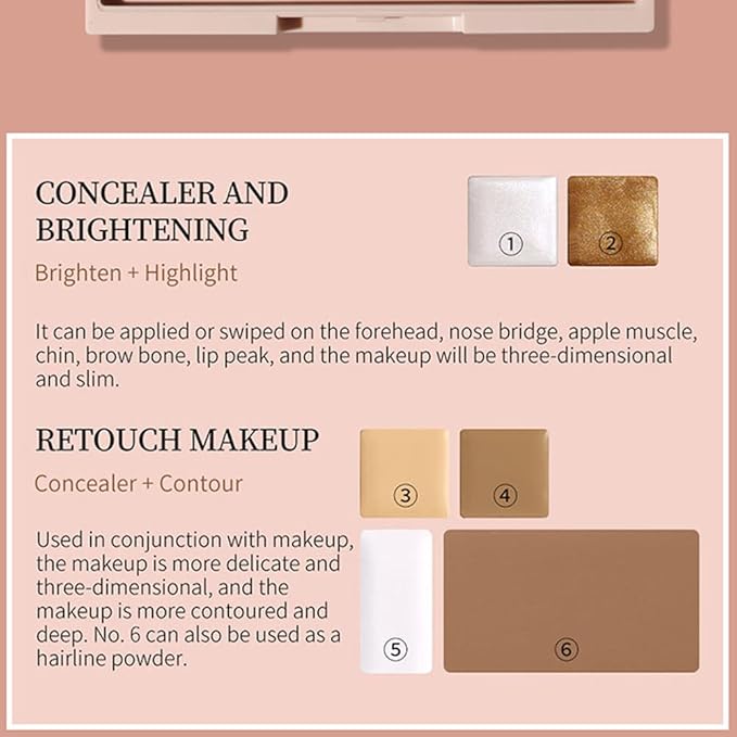 Pro Cream Highlight and Contour Palette Kit
