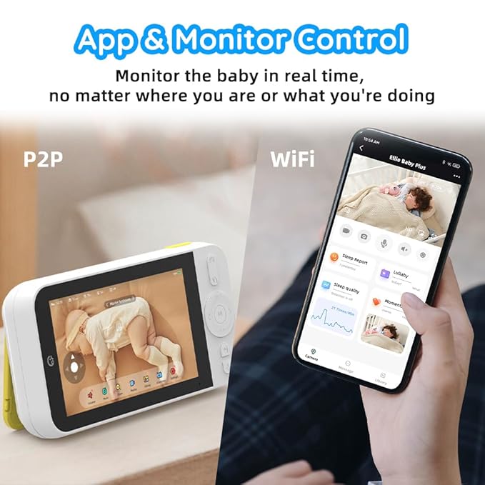 Ellie Video Baby Monitor, Full AI