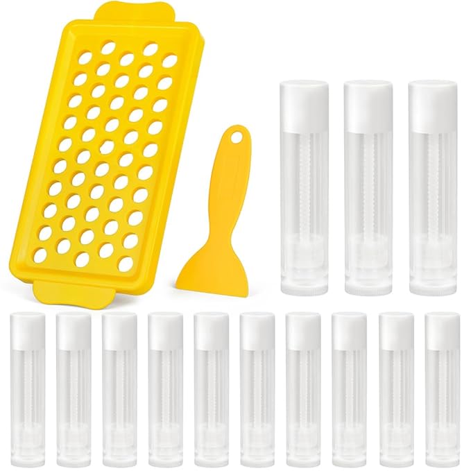 LotFancy Lip Balm Tubes with Filling Making