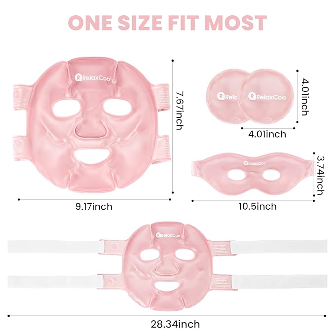 Ice face eye mask for