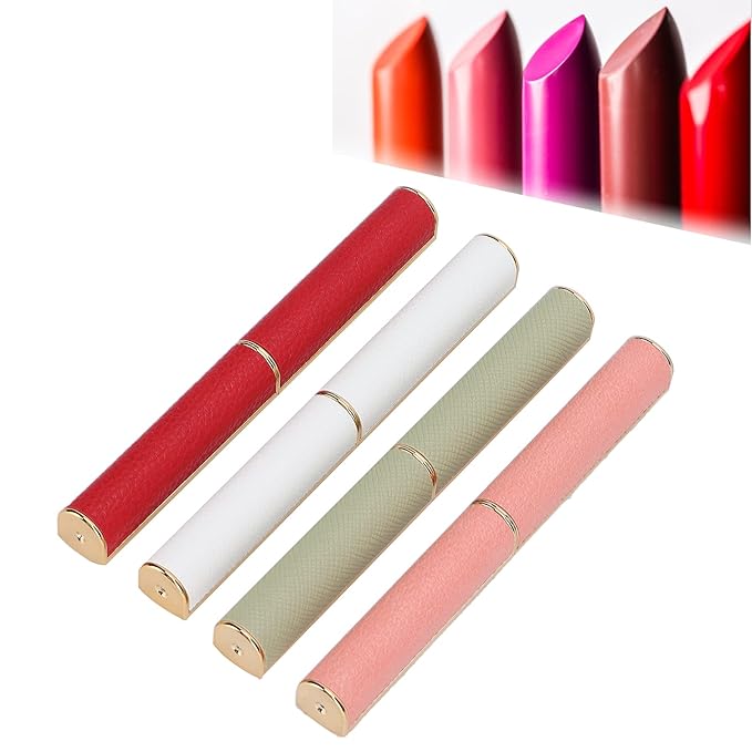 Sonew Empty Lipstick Tubes, 4Pcs Refillable Making
