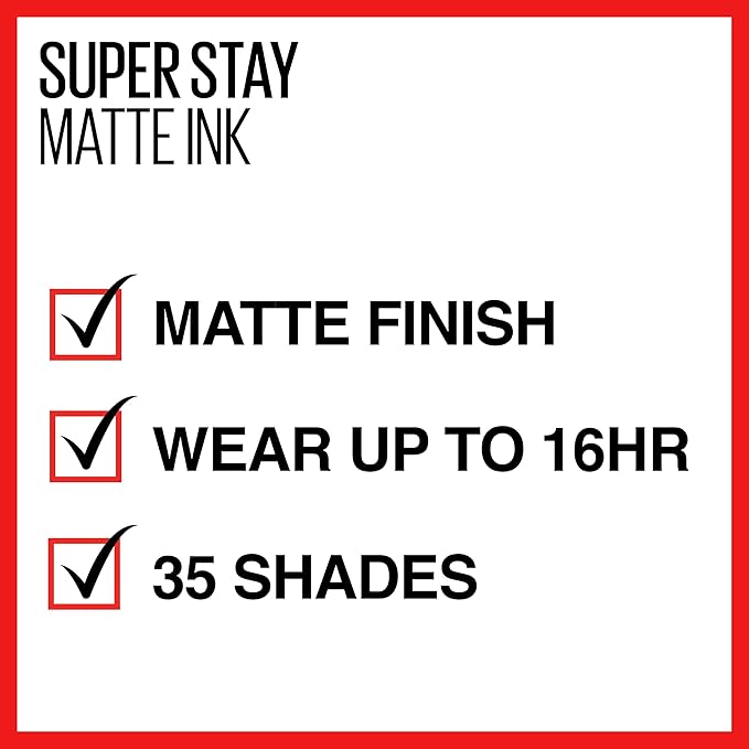 Maybelline New York SuperStay Matte Ink Liquid Lipstick, Spiced Edition, Individualist, 0.17 Ounce