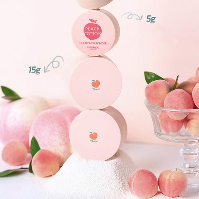 SKINFOOD Peach Cotton Multi Finish Powder 15g - 15g
