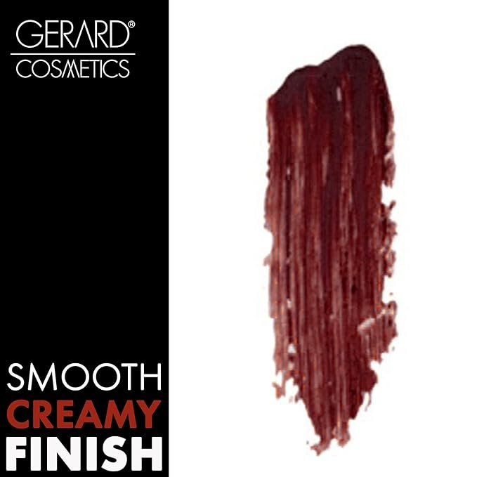 Gerard Cosmetics Lipstick Cherry Cordial | Dark Red Lipstick with Comfort Matte Finish | Highly Pigmented, Smooth Formula with Hydrating Ingredients | Cruelty Free & Made in USA