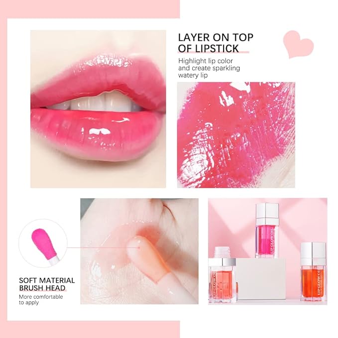 Plumping Lip Oil, Long Lasting Hydrating