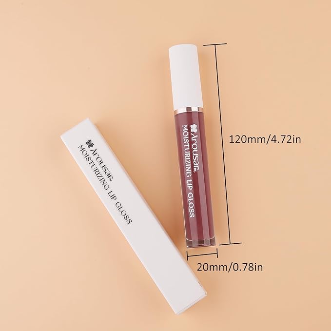 Moisturizing Lip Gloss, Non-Stick and Non-Drying Luminous Tinted Moisturizing