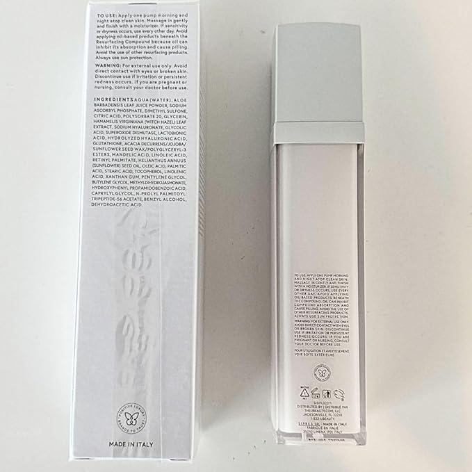 U Beauty Resurfacing Compound - Anti-Aging Daily Serum with Mandelic Acid, a Gentle Blend of Exfoliants, Retinol + Vitamin C for Smoother, Brighter, & Revitalized-Looking Skin - 1.7 fl oz