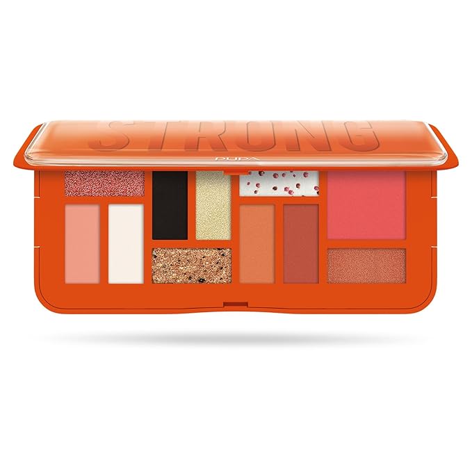 Pupa Milano Make-Up Palette M, 004 Orange, 0. 42 oz