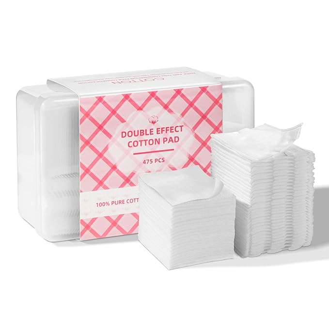 475 pcs square makeup cotton