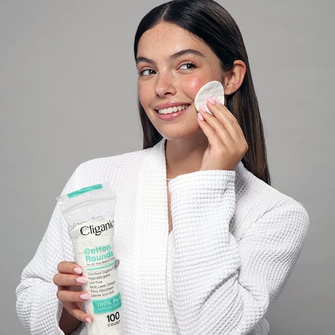 Cliganic premium cotton rounds for