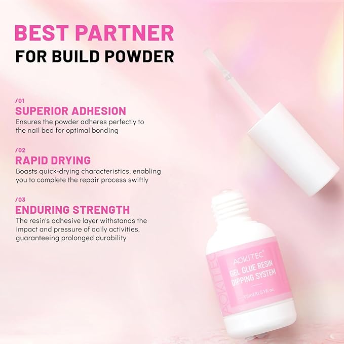 Aokitec Clear Dip Powder For