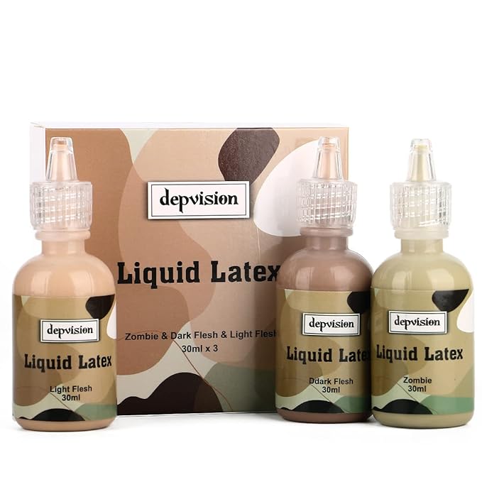 Depvision Liquid Latex 3 Colors Set White Fresh 60ml