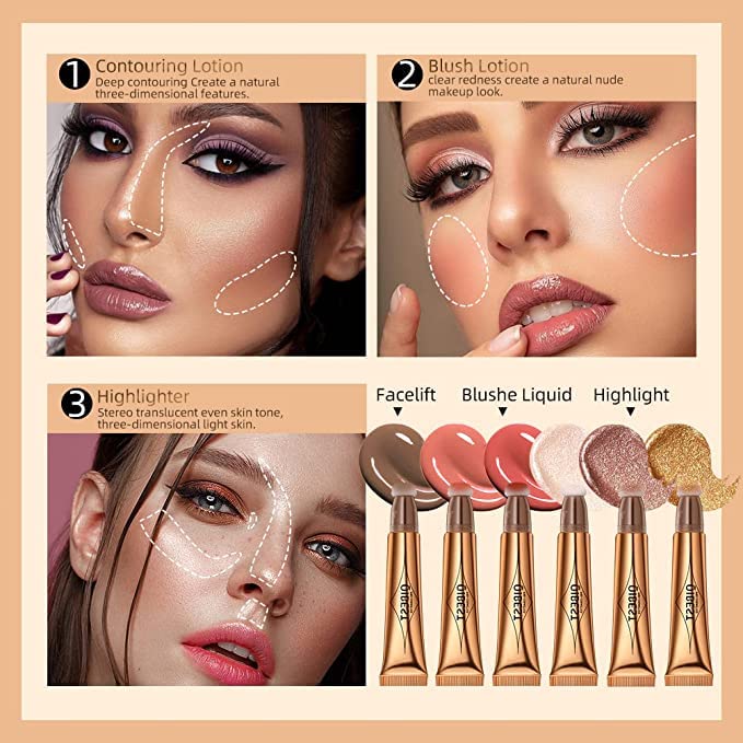 Blush Dreams Contour Beauty Wand, Liquid Face Concealer (Contour Stick)