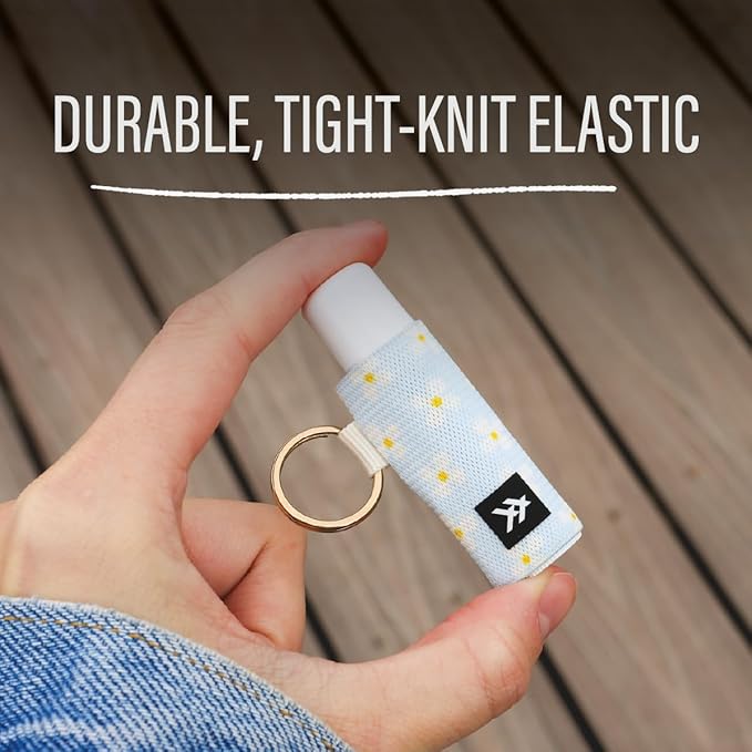 Thread Wallets Lip Balm Holder Keychain, Lip Gloss