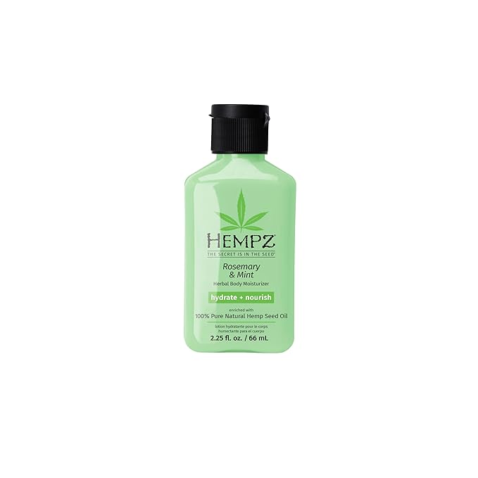 HEMPZ Herbal Body Moisturizer, Rosemary & 2.25 Oz
