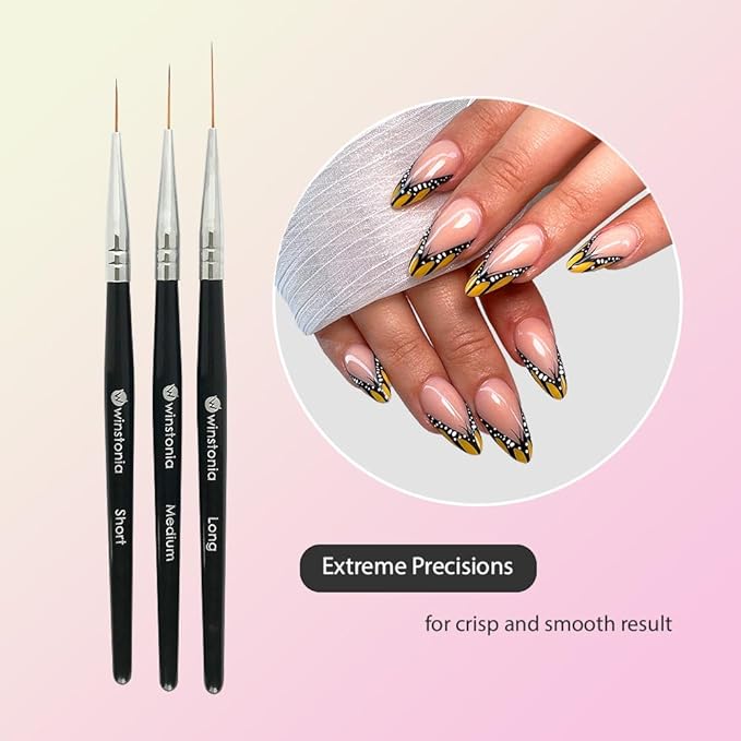 Winstonia striping nail art brushes