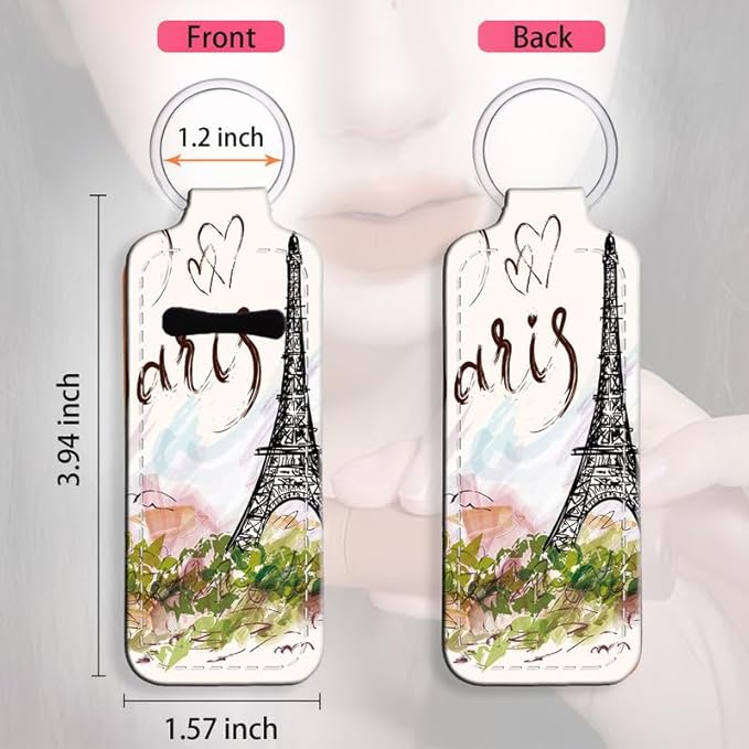 Chapstick Holder Keychain Holder Neoprene Lip Balm Lipstick