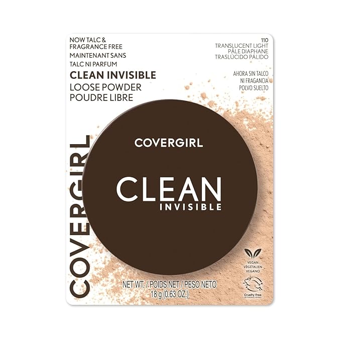 COVERGIRL Clean Invisible Loose Powder - Loose Powder, (0.7 oz) 20g