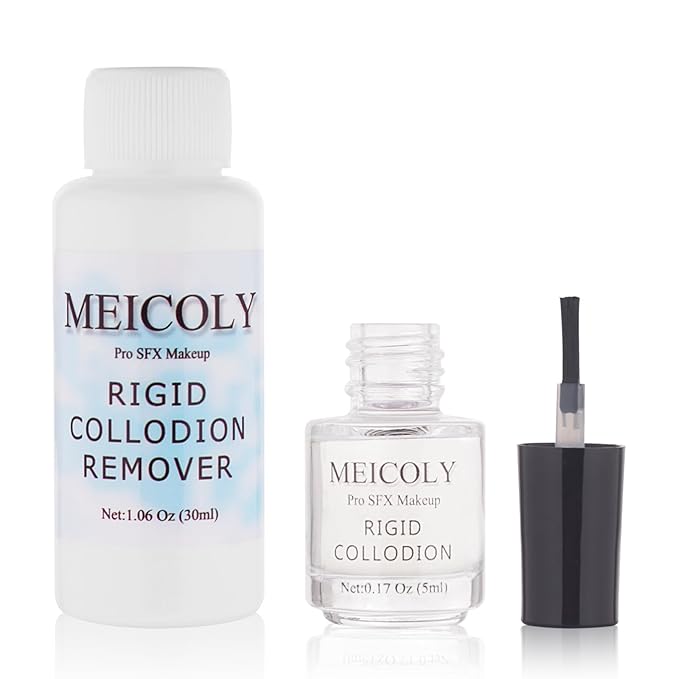 MEICOLY Rigid Collodion and Remover Kit,Scarring Liquid