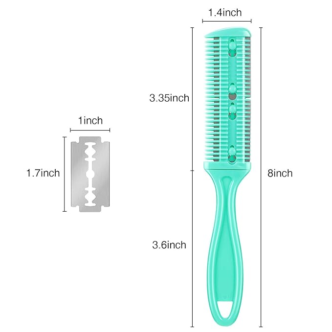 3 Pieces Razor Comb with