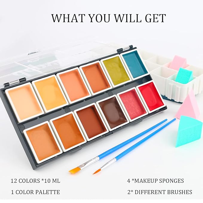 Depvision SFX 12 Color Flesh Tone Alcohol Activated