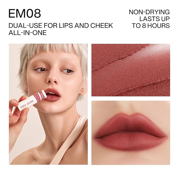 INTO YOU Lipstick For Women, Velvet Matte Finish Lipstick