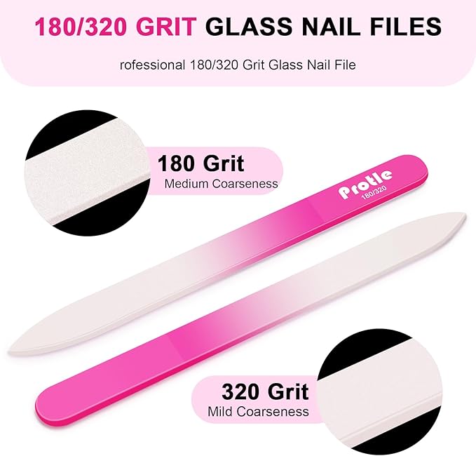 Glass Nail Files for Natural