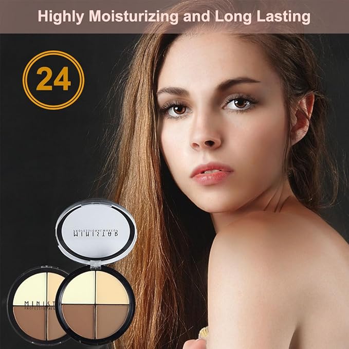 Contour and Highlight Palette Powder Contour Kit Concealing,