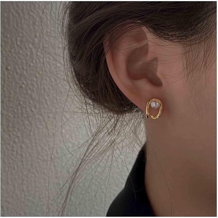 Vintage Pearl Claw Earrings Pearl Claw